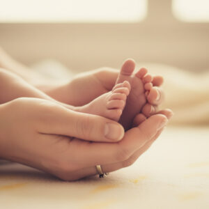 baby foot is cute